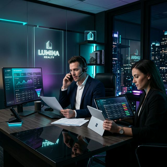 Operations team reviewing AI call results